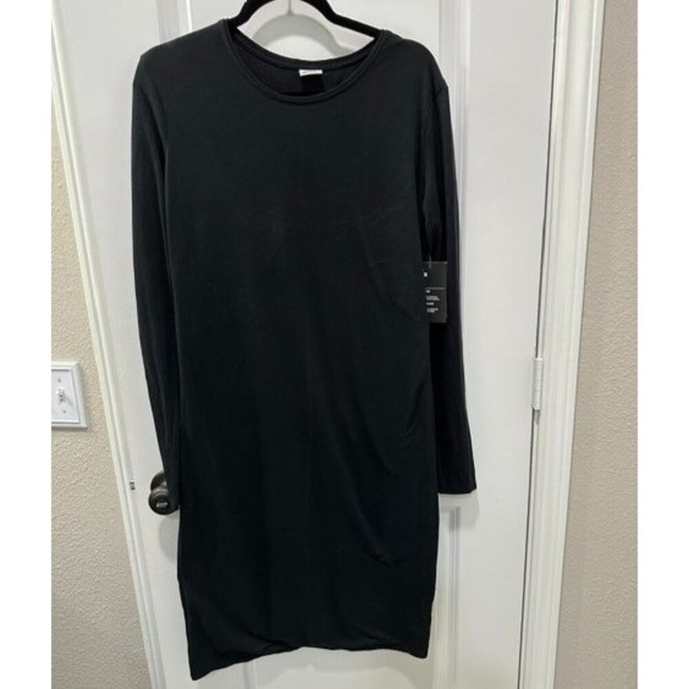 NWT Hurley Nike Dri-Fit Long Sleeve Bodycon Dress Black Women's XL
